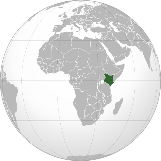 Kenya map