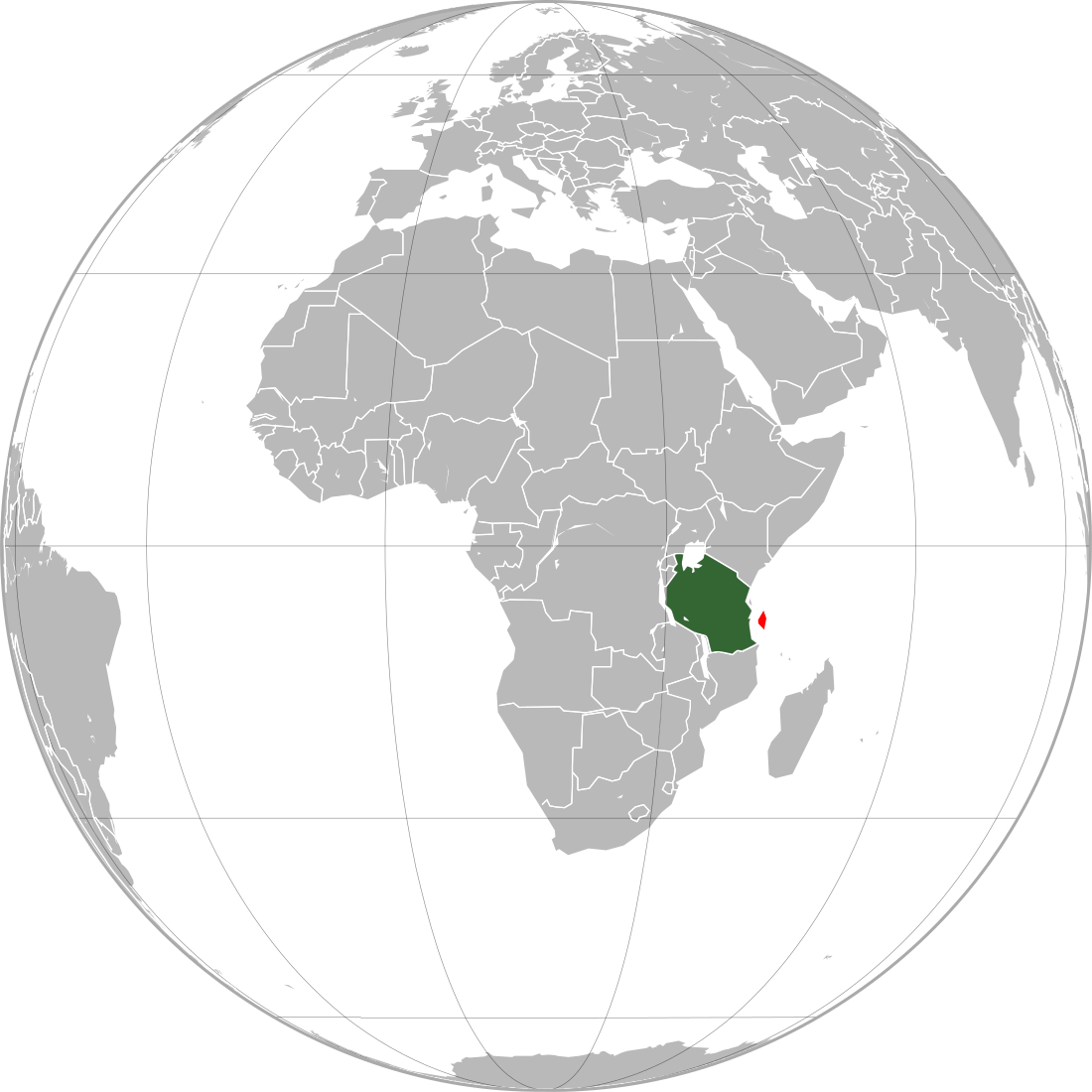 Tanzania map