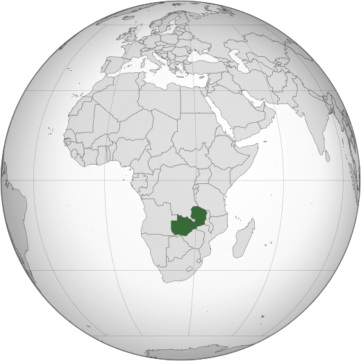 Zambia map